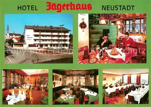 AK / Ansichtskarte Neustadt_Schwarzwald Hotel Jaegerhaus Restaurant Neustadt_Schwarzwald