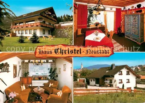 AK / Ansichtskarte Neustadt_Schwarzwald Gaestehaus Christel Neustadt_Schwarzwald