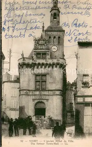 AK / Ansichtskarte Niort_79 Ancien Hotel de Ville 