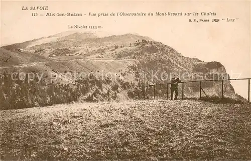 AK / Ansichtskarte Aix les Bains Vue prise de lObservatoire du Mont Revard sur les Chalets Aix les Bains