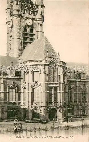 AK / Ansichtskarte Douai_59 La Chapelle de lHotel de Ville 