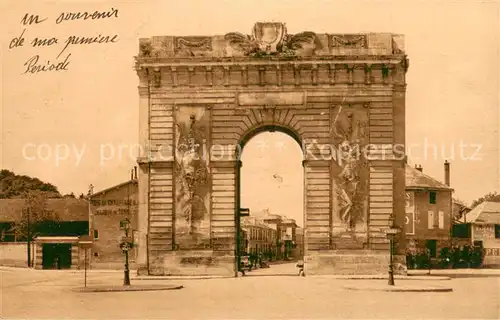 AK / Ansichtskarte Chalons sur Marne Porte Sainte Creix 