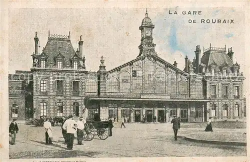 AK / Ansichtskarte Roubaix_59 La Gare 