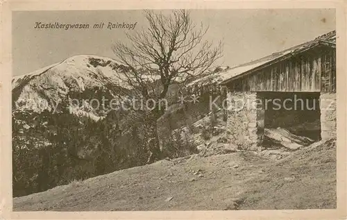 AK / Ansichtskarte Mittlach Kastelbergwasen mit Rainkopf Mittlach
