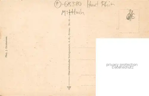 AK / Ansichtskarte Mittlach Langenwasen hinter Forsthaus Herrenberg Mittlach