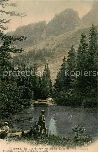 AK / Ansichtskarte Dauphine Le Lac Clarey massif de Teillefer  Dauphine