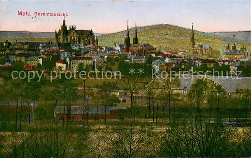 AK / Ansichtskarte Metz_Moselle Gesamtansicht Metz_Moselle