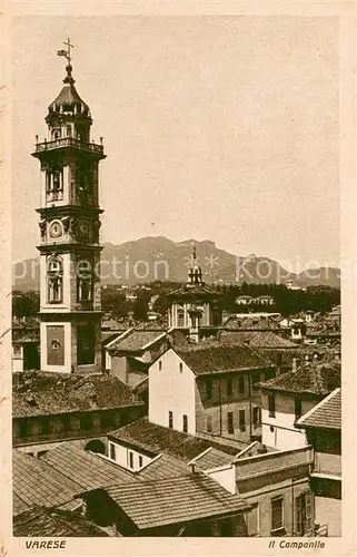 AK / Ansichtskarte Varese Il Campanile Varese