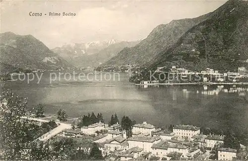 AK / Ansichtskarte Como_Lago_di_Como Primo Bacino Como_Lago_di_Como