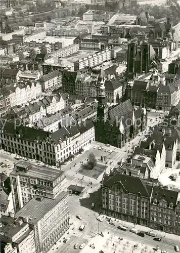 AK / Ansichtskarte Wroclaw Rynek Rathaus Fliegeraufnahme Wroclaw