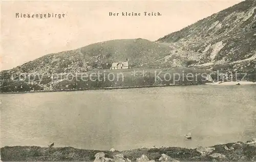 AK / Ansichtskarte Riesengebirge_Schlesischer_Teil Der kleine Teich 