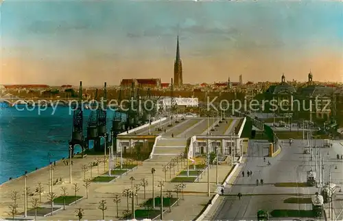 AK / Ansichtskarte Bordeaux La Rade pont de pierre et les quais Bordeaux