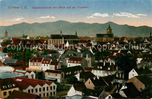AK / Ansichtskarte Colmar_68 Gesamtansicht mit Blick auf die Vogesen 