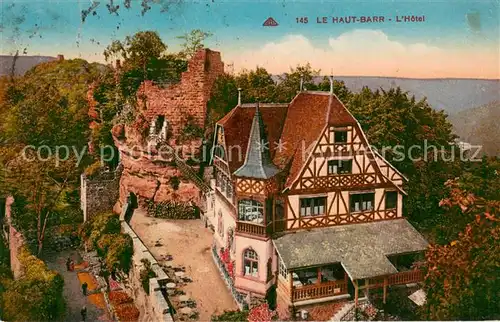 AK / Ansichtskarte Le_Haut Barr Hotel Restaurant Ruines du chateau 