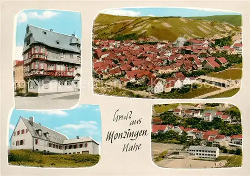 AK / Ansichtskarte Monzingen Fachwerkhaus Berghaus Fliegeraufnahme Monzingen