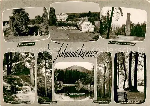 AK / Ansichtskarte Trippstadt Johanniskreuz Gasthaus Pension Ludwigsturm Eschkopf Kaiser Wilhelm Buche Bismarckseiche Pferdbrunnerweiher Hindenburgkiefer Burgalbweiher Ursprung Bromsilber Trippstadt