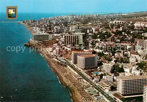 AK / Ansichtskarte Torremolinos Fliegeraufnahme Bajandilo Strand Torremolinos