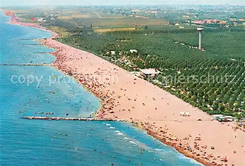 AK / Ansichtskarte Cavallino_Venezia Fliegeraufnahme mit Strand Cavallino Venezia