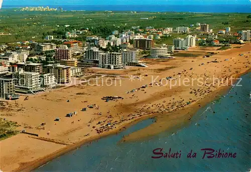 AK / Ansichtskarte Bibione Fliegeraufnahme mit Strand Bibione