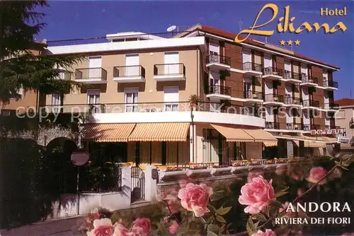 AK / Ansichtskarte Andora Hotel Liliana Andora