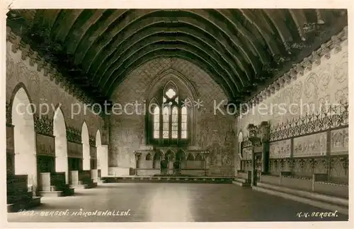 AK / Ansichtskarte Bergen_Norwegen Hakonshallen Bergen Norwegen