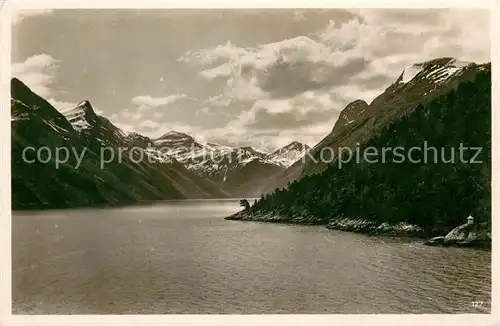AK / Ansichtskarte Hardangerfjord Panorama Hardangerfjord