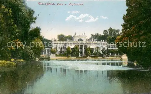 AK / Ansichtskarte Warszawa Palac w Lazienkach Warszawa
