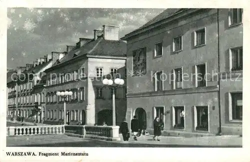 AK / Ansichtskarte Warszawa Fragment Mariensztatu Warszawa