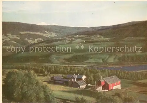 AK / Ansichtskarte Gudbrandsdalen Bondegard ved Hundorp Gudbrandsdalen