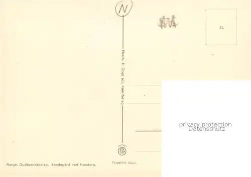 AK / Ansichtskarte Gudbrandsdalen Bondegard ved Hundorp Gudbrandsdalen