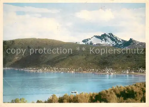 AK / Ansichtskarte Ankenes_Norge_Norwegen Panorama Mountain Sleeping Queen 
