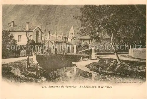 AK / Ansichtskarte Sassenage et le Furon Sassenage