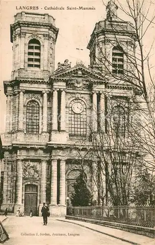 AK / Ansichtskarte Langres Cathedrale Saint Mammes Langres