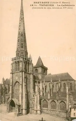 AK / Ansichtskarte Treguier_Cotes_d_Armor Cathedrale Treguier_Cotes_d_Armor