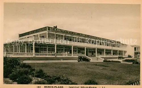 AK / Ansichtskarte Berck Plage Institut Helio Marin Berck Plage