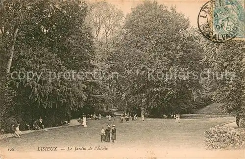 AK / Ansichtskarte Lisieux Jardin de l Etoile Lisieux