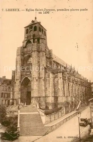 AK / Ansichtskarte Lisieux Eglise Saint Jacques XVe siecle Lisieux