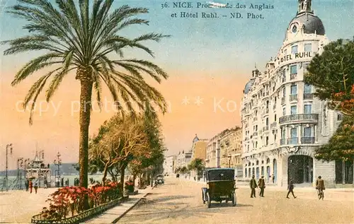 AK / Ansichtskarte Nice_06 Promenade des Anglais Hotel Ruhl 