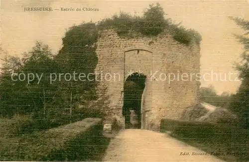 AK / Ansichtskarte Bressuire Entree du chateau Bressuire