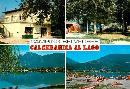 AK / Ansichtskarte Calceranica_al_Lago Camping Belvedere Calceranica_al_Lago