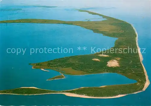 AK / Ansichtskarte Sylt Fliegeraufnahme von Nord mit Amrum und Foehr Sylt