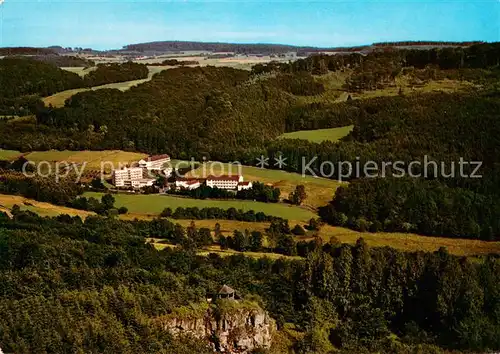 AK / Ansichtskarte Neukirchen_Knuellgebirge Fliegeraufnahme Waldsan. Urbachtal Neukirchen Knuellgebirge