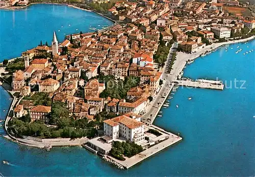 AK / Ansichtskarte Porec Fliegeraufnahme Porec