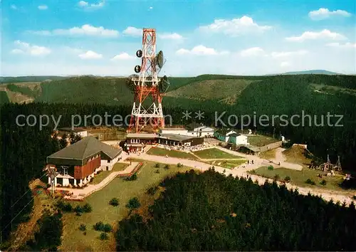 AK / Ansichtskarte Goslar Fliegeraufnahme Bergrestaurant Bocksberg Goslar