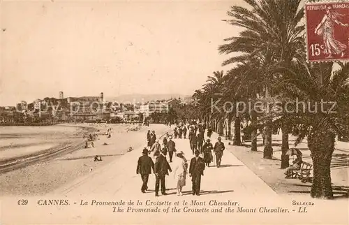 AK / Ansichtskarte Cannes_06 La Promenade de la Croisette et le Mont Chevalier 
