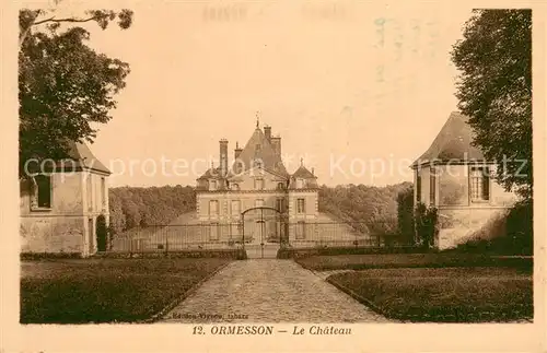 AK / Ansichtskarte Ormesson sur Marne Chateau Schloss Ormesson sur Marne