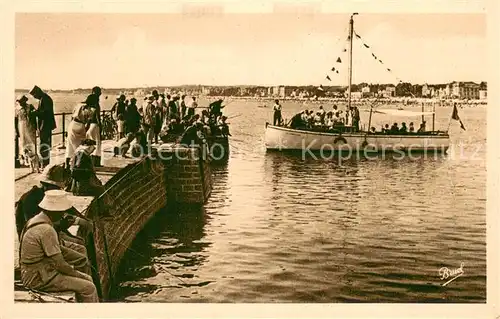 AK / Ansichtskarte Pornichet La Jetee Promenade Bateau Pornichet