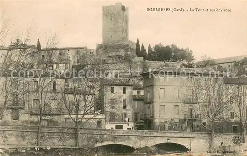 AK / Ansichtskarte Sommieres La tour et ses environs Sommieres