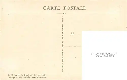 AK / Ansichtskarte Eze_06 et le Cap Ferrat vue prise de la Grande Corniche Cote d Azur 