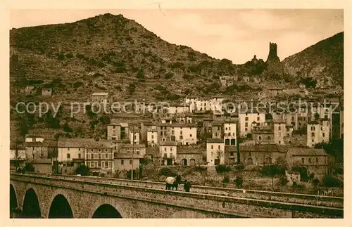 AK / Ansichtskarte Roquebrun Quartier du Pont Roquebrun